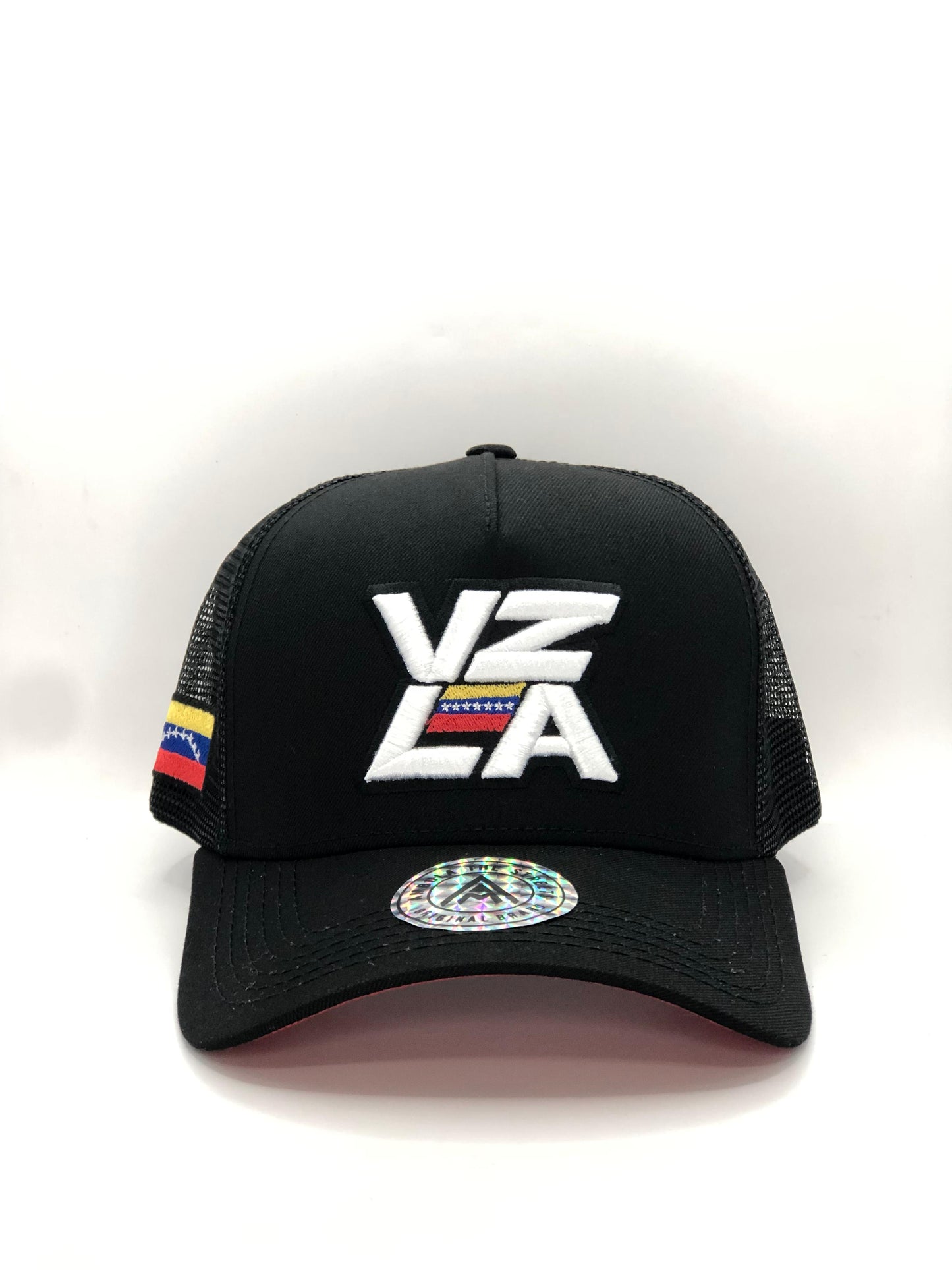 Gorra Jockey AMBULA - Edición "VZLA BOLD" (Negro & Blanco)