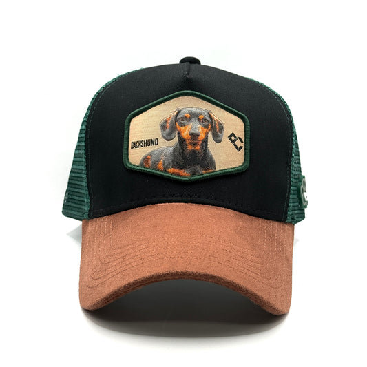 Gorra Trucker ONIX CAP - Edicion Especial "DACHSHUND" (Forest & Earth)
