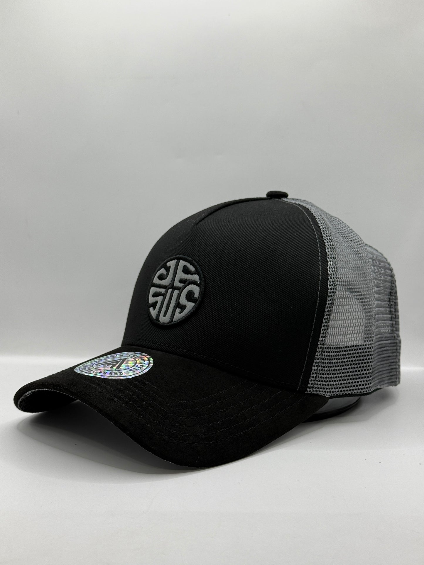 Gorra / Jockey AMBULA - Edición "JESUS Monocromo" (Negro & Gris)