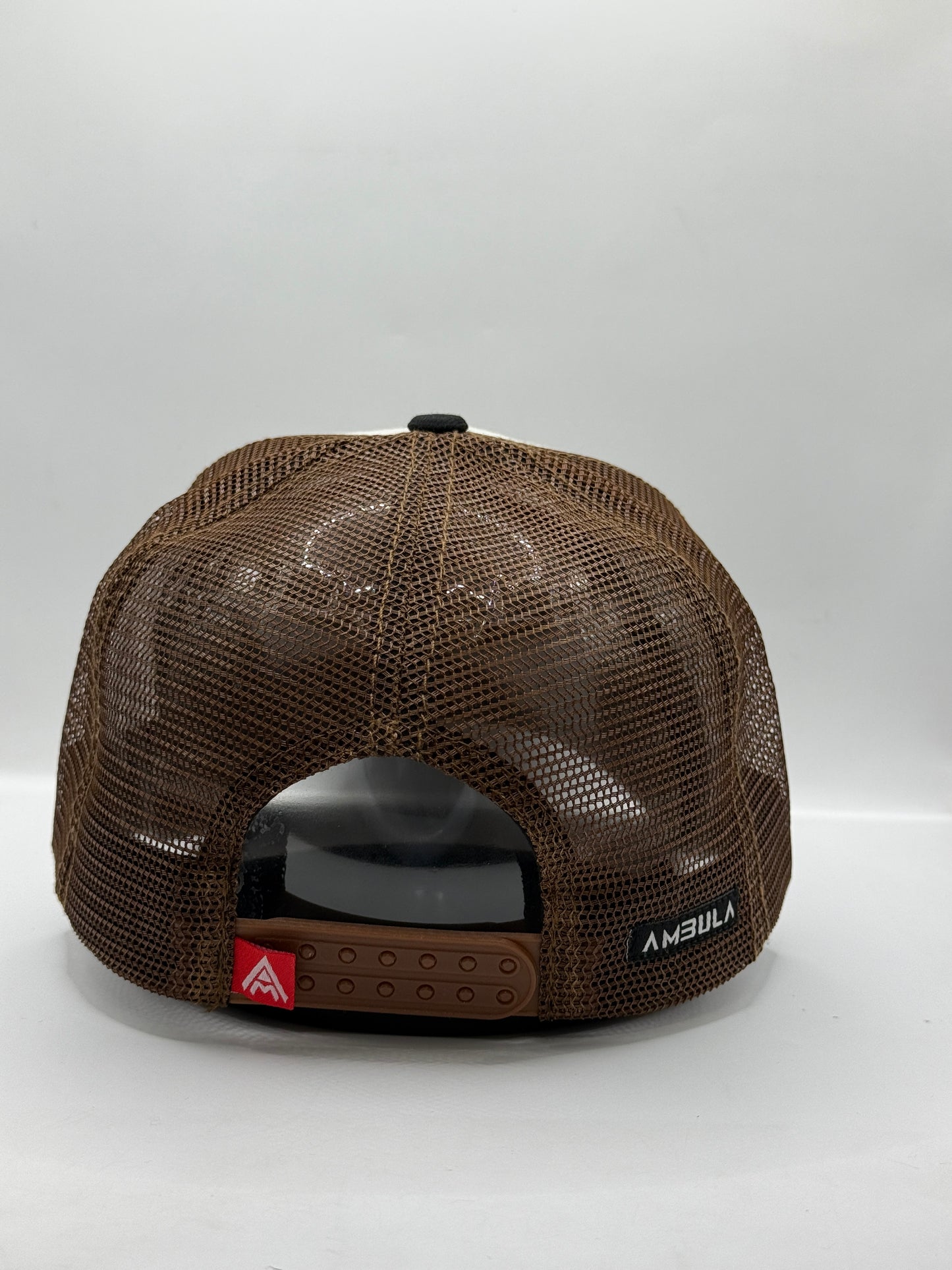 Gorra / Jockey AMBULA - Edición "Fe Tricolor" (Blanco Crema, Negro y Café)