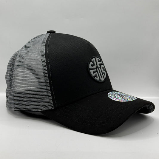 Gorra / Jockey AMBULA - Edición "JESUS Monocromo" (Negro & Gris)