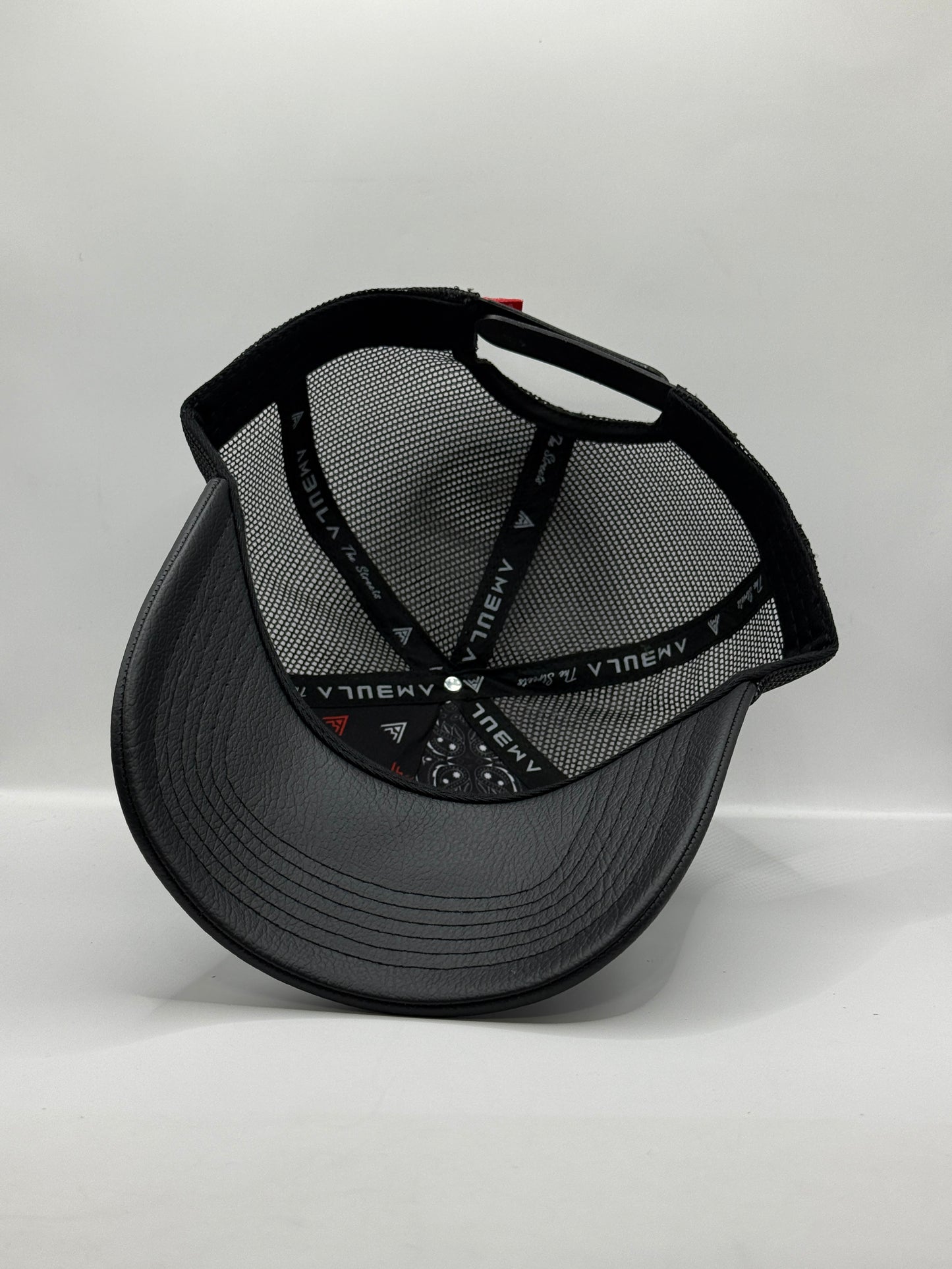 Gorra / Jockey AMBULA - Edición "TRUE FAITH" (Verde Musgo y Simil Cuero Negro)