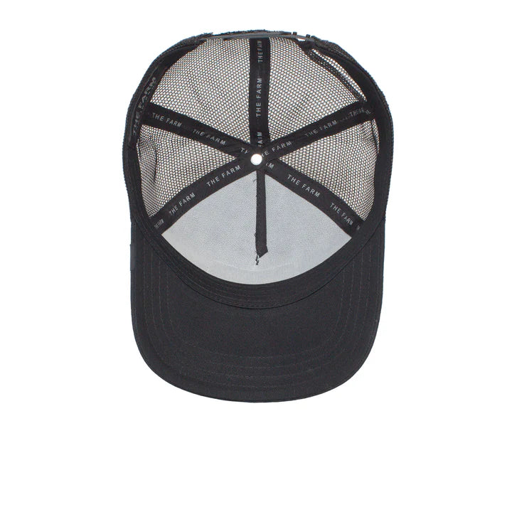 Gorra Trucker Goorin Bros. - Edición "THE SLIDE PENGUIN" (All Black)
