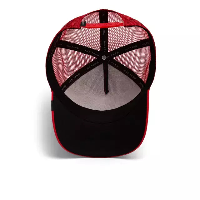 Gorra Trucker Goorin Bros. - Edición "THE RAGE SHARK" (Red & Red)