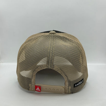 Gorra Trucker AMBULA - Edición "BUCKS BUNNY" (Negro, Beige & Amarillo)
