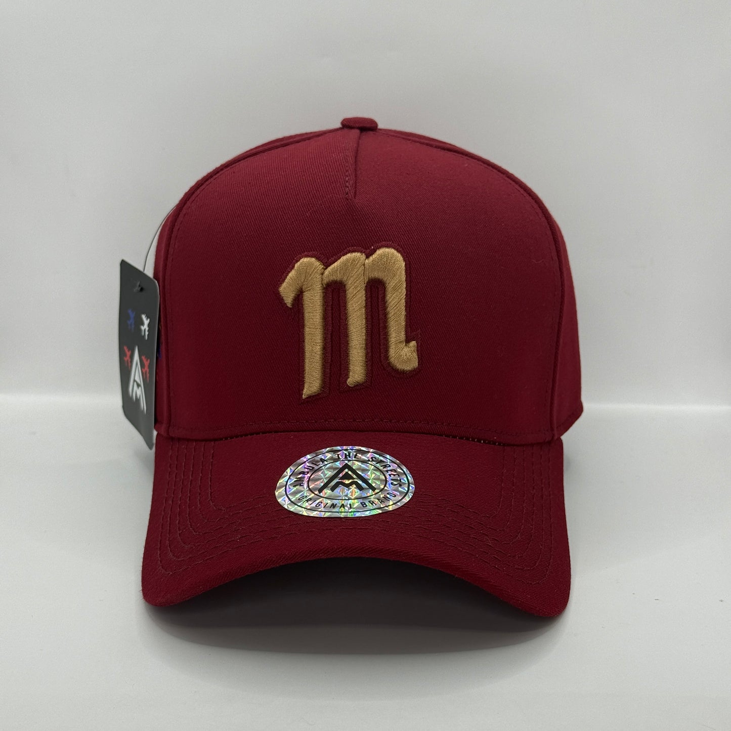 Gorra Clásica AMBULA - Edición "MAGALLANES VENEZUELA" (Vinotinto & Dorado)