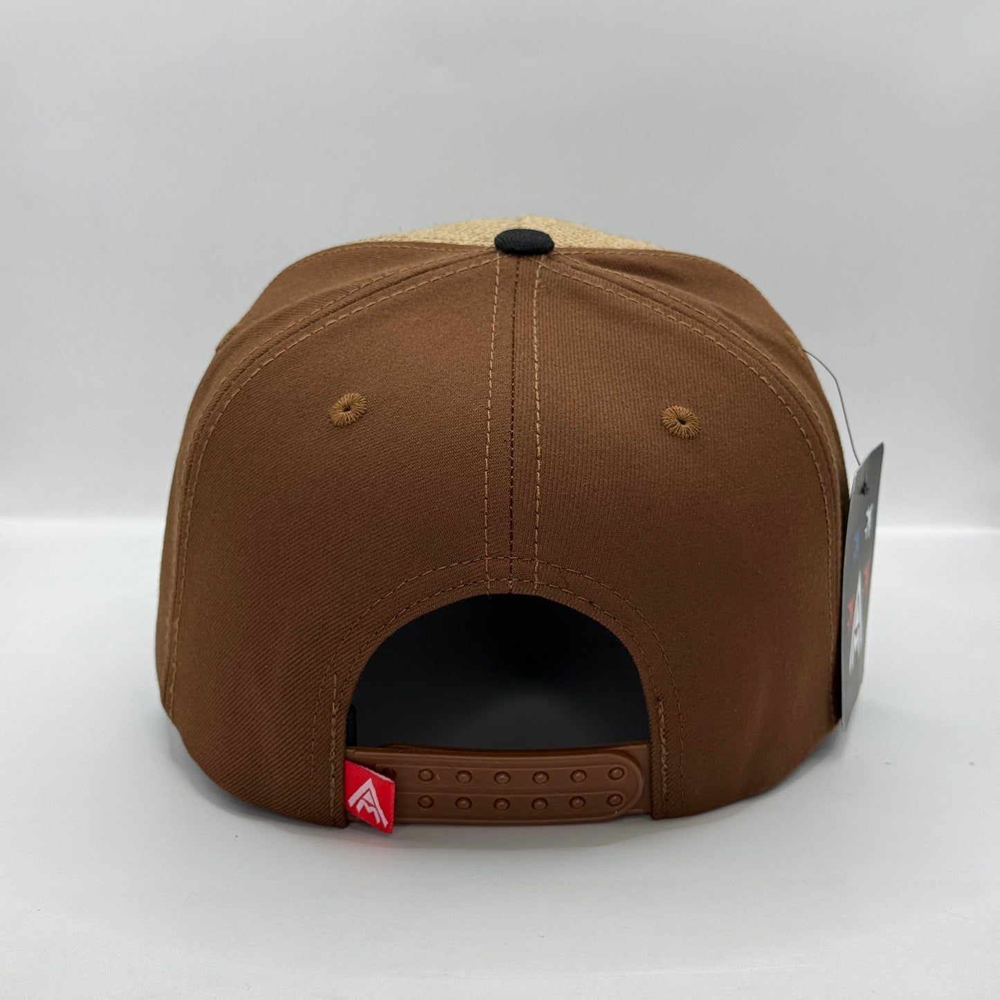 Gorra Clásica AMBULA - Edición "DIOS" (Yute Beige, Marrón & Negro)