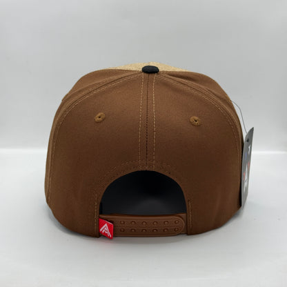 Gorra Clásica AMBULA - Edición "DIOS" (Yute Beige, Marrón & Negro)