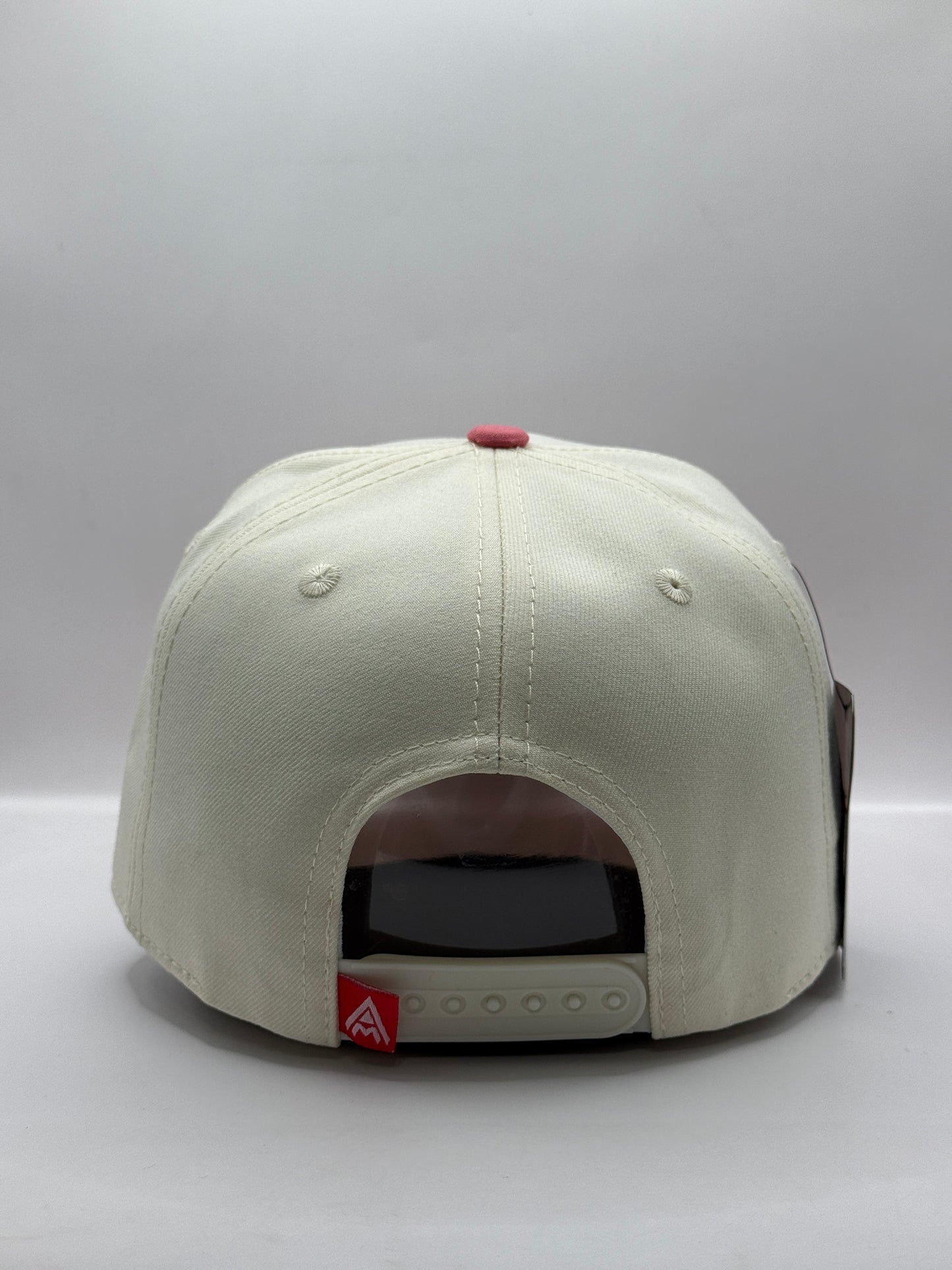 Gorra / Jockey AMBULA - Edición "Fe Fortaleza" (Crema y Rosa Viejo)