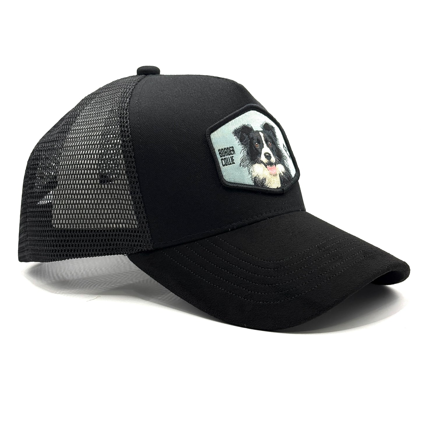 Gorra Trucker ONIX CAP - Edicion Especial "BORDER COLLIE" (Total Black)