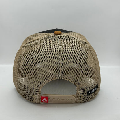 Gorra Trucker AMBULA - Edición "LOONEY TUNES" (Negro, Camel Suede & Beige)