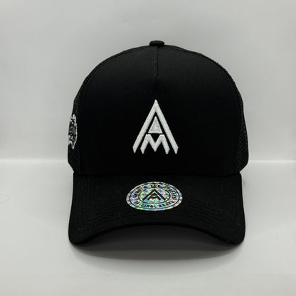 Gorra Trucker AMBULA - Edición "Logo Clásico" (Total Black)