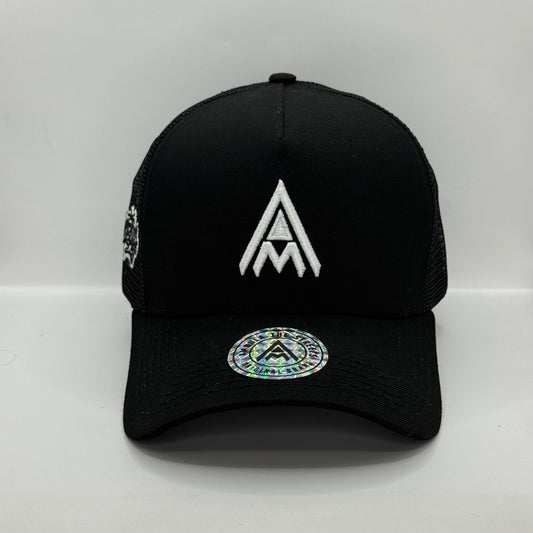 Gorra Trucker AMBULA - Edición "Logo Clásico" (Total Black)