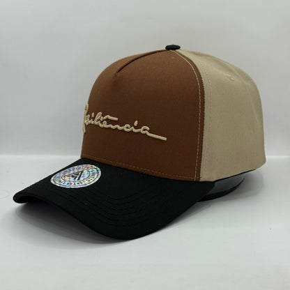 Gorra Baseball AMBULA - Edición "RESILIENCIA" (Marrón, Beige & Negro)