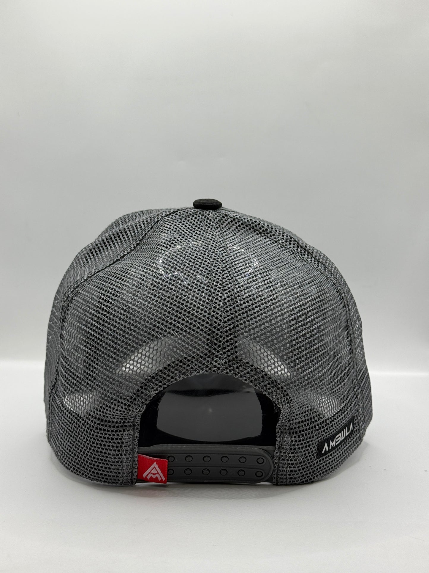 Gorra / Jockey AMBULA - Edición "JESUS Monocromo" (Negro & Gris)