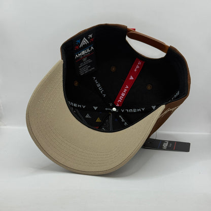 Gorra Béisbol AMBULA - Edición "FORTALEZA" (Verde Bosque, Marrón & Beige)