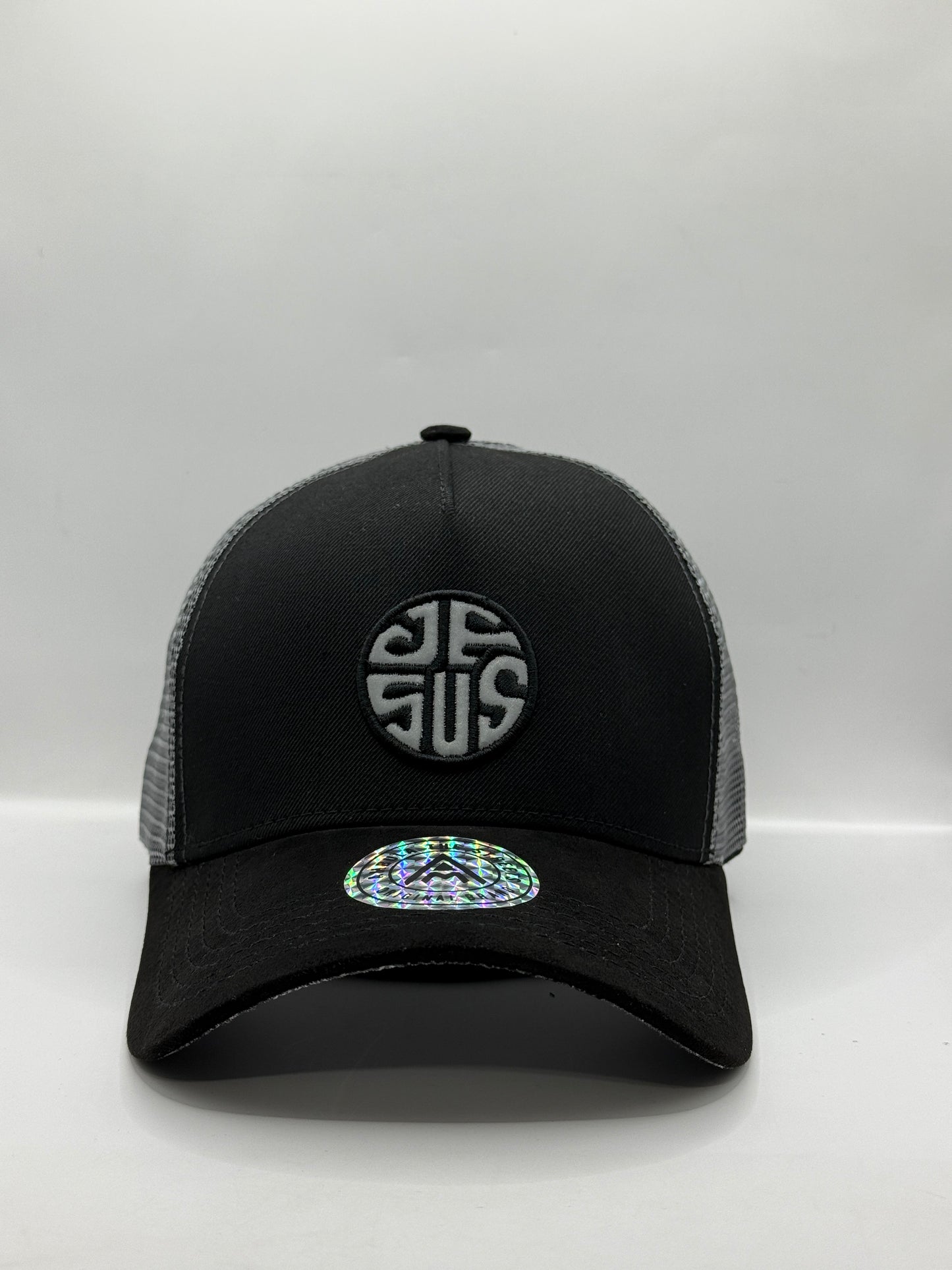Gorra / Jockey AMBULA - Edición "JESUS Monocromo" (Negro & Gris)
