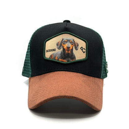Gorra Trucker ONIX CAP - Edicion Especial "DACHSHUND" (Forest & Earth)
