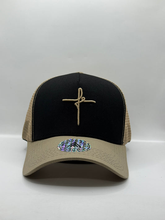Gorra / Jockey AMBULA - Edición "Fe Bicolor" (Negro & Khaki)