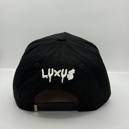 Gorra LUXUS BROKEN - Drop N.2 "LUXUS CLUB" (Negro & Rojo) 🕸️