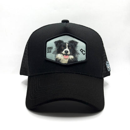 Gorra Trucker ONIX CAP - Edicion Especial "BORDER COLLIE" (Total Black)
