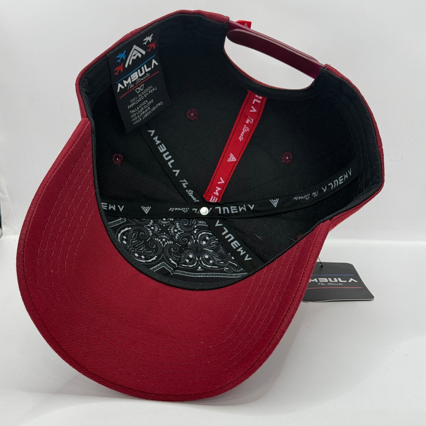 Gorra Clásica AMBULA - Edición "MAGALLANES VENEZUELA" (Vinotinto & Dorado)