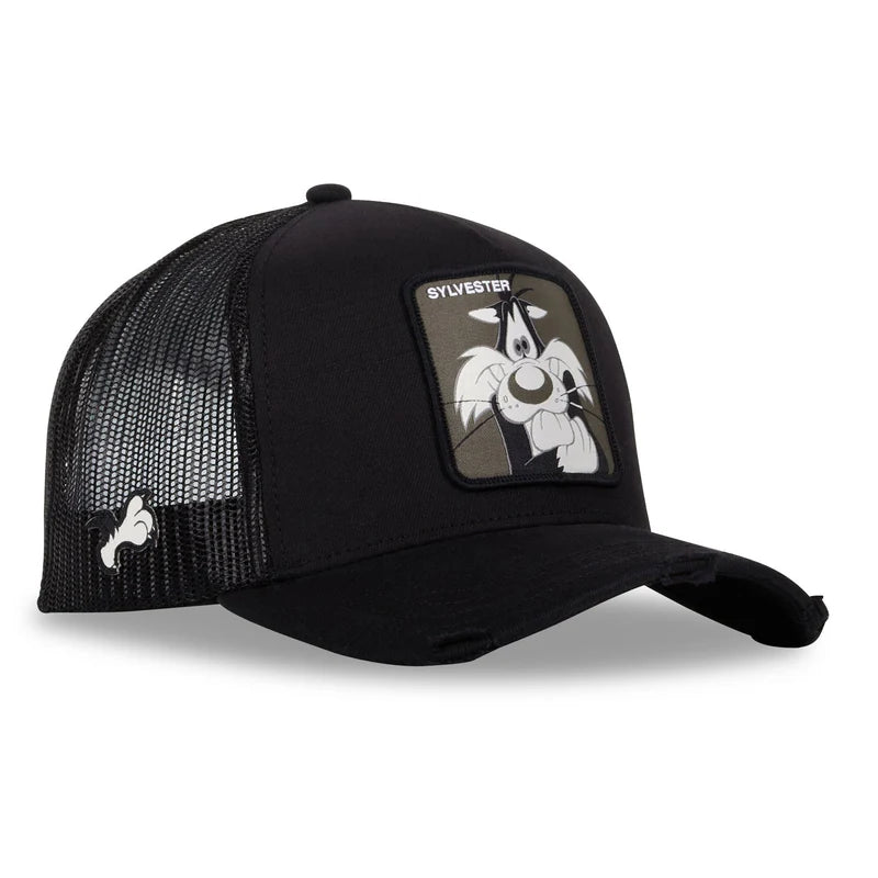 Gorra Trucker Caplabs - Edición Looney Tunes "SYLVESTER NOIR"
