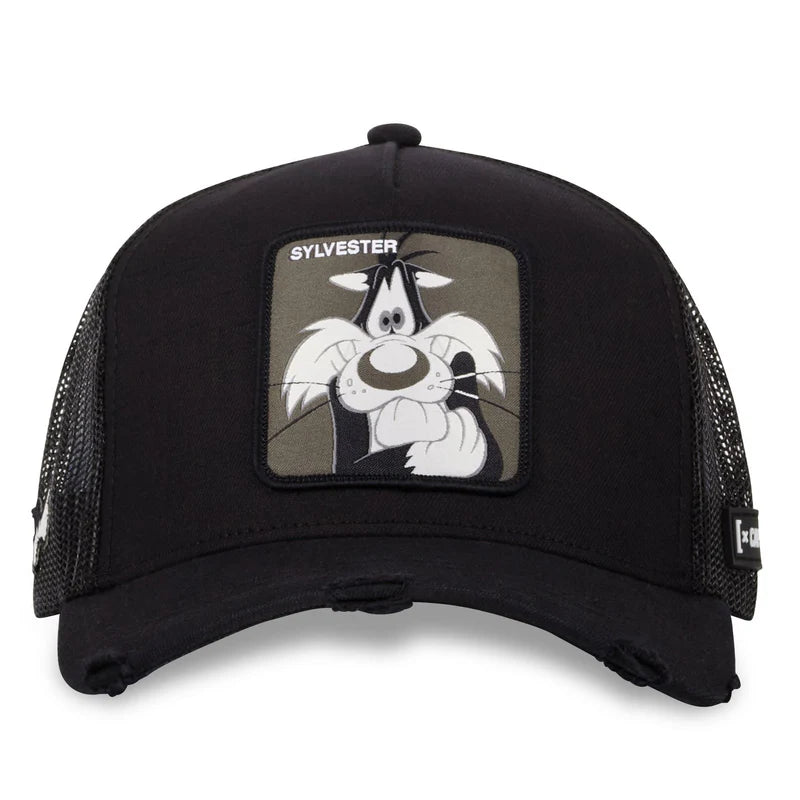 Gorra Trucker Caplabs - Edición Looney Tunes "SYLVESTER NOIR"