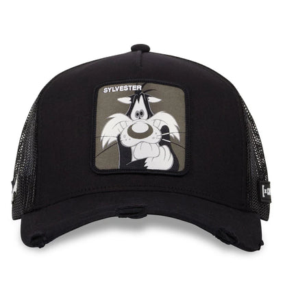 Gorra Trucker Caplabs - Edición Looney Tunes "SYLVESTER NOIR"