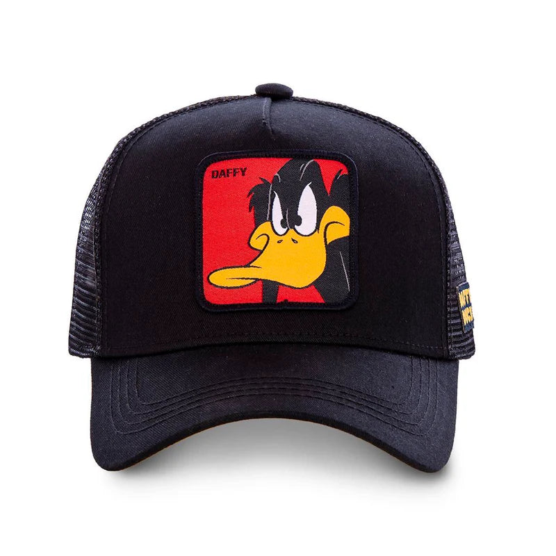 Gorra Trucker Caplabs - Edición Looney Tunes "DAFFY DUCK" (Black Classic)