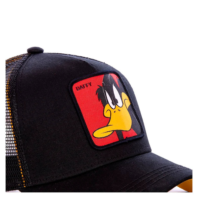Gorra Trucker Caplabs - Edición Looney Tunes "DAFFY DUCK" (Black Classic)