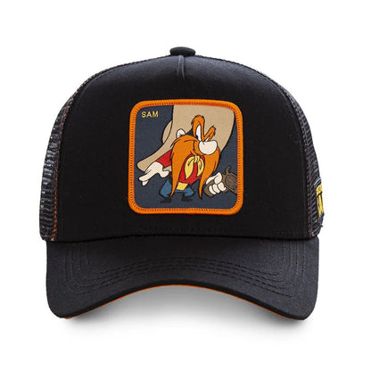 Gorra Trucker Caplabs - Edición Looney Tunes "SAM BLACK"