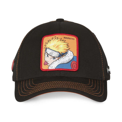 Gorra Clásica Caplabs - Edición Anime "NARUTO" (Black & Orange Patch)