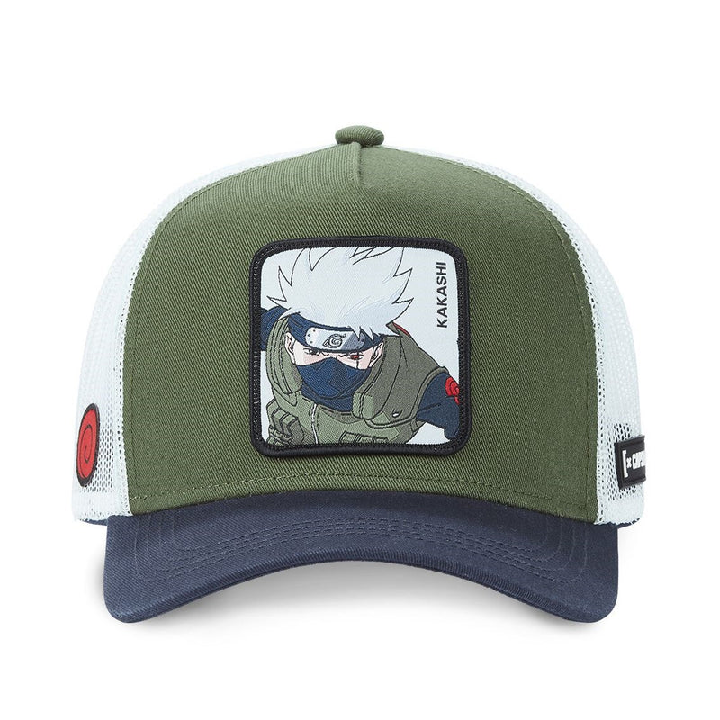Gorra Trucker Caplabs - Edición Anime "KAKASHI HATAKE" (Green & Navy)