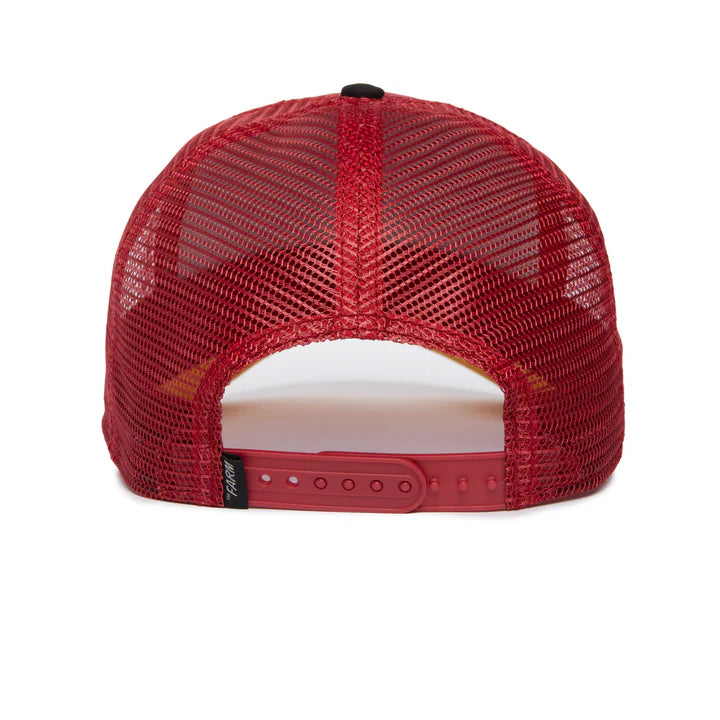 Gorra Trucker Goorin Bros. - Edición "CARDINAL FAN" (Burdeo & Black)