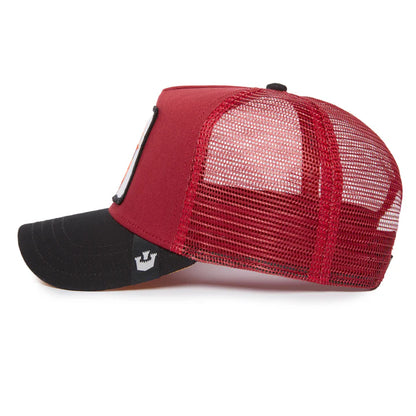 Gorra Trucker Goorin Bros. - Edición "CARDINAL FAN" (Burdeo & Black)