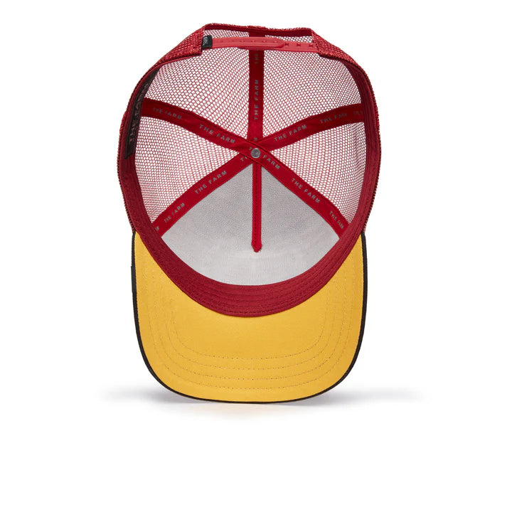 Gorra Trucker Goorin Bros. - Edición "CARDINAL FAN" (Burdeo & Black)