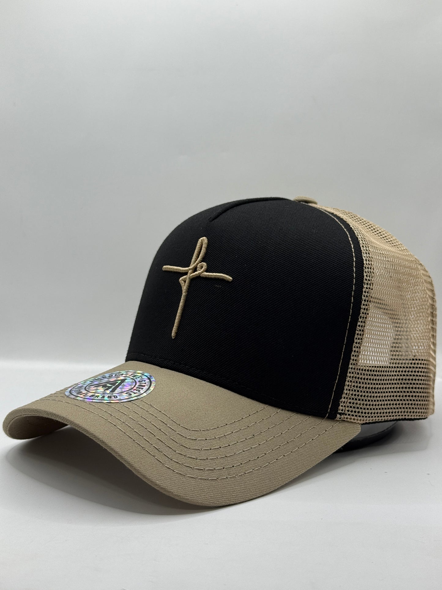 Gorra / Jockey AMBULA - Edición "Fe Bicolor" (Negro & Khaki)