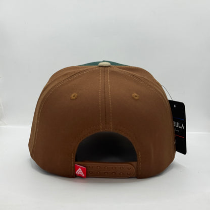 Gorra Béisbol AMBULA - Edición "FORTALEZA" (Verde Bosque, Marrón & Beige)