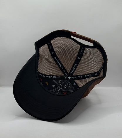 Gorra Trucker AMBULA - Edición "EL TORO" (Marrón & Negro)