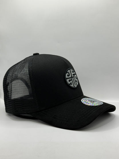 Gorra / Jockey AMBULA - Edición "JESUS Monocromo"" (Negro Letra Gris)