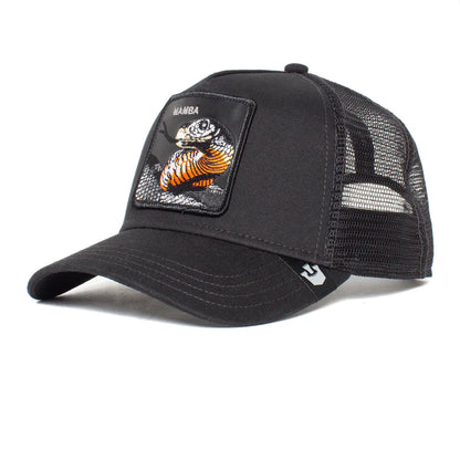 Gorra Trucker Goorin Bros. - Edición "MAMBA" (All Black)