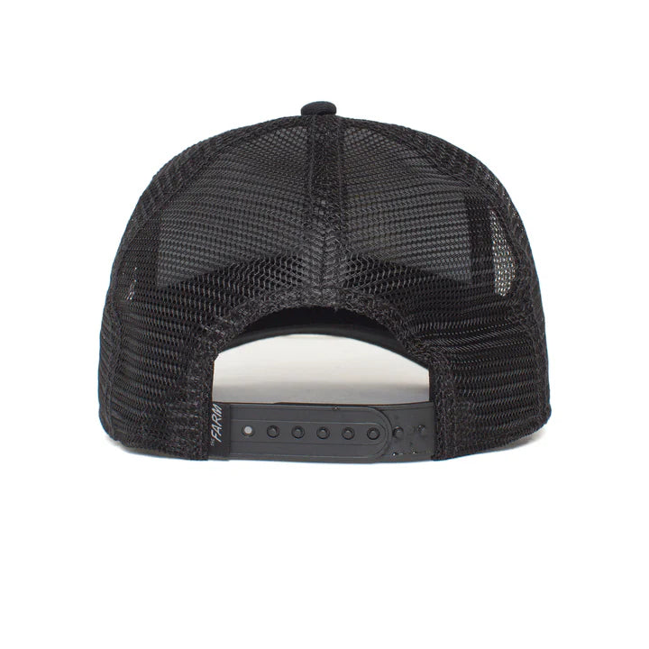 Gorra Trucker Goorin Bros. - Edición "THE SLIDE PENGUIN" (All Black)