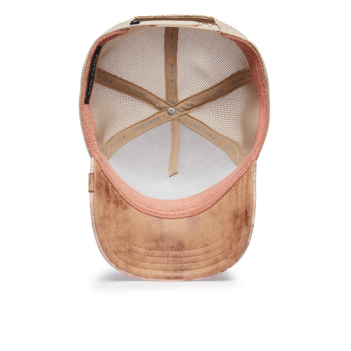 Gorra Trucker Goorin Bros. - Edición "STORM STALLION" (Beige & Desert Storm)