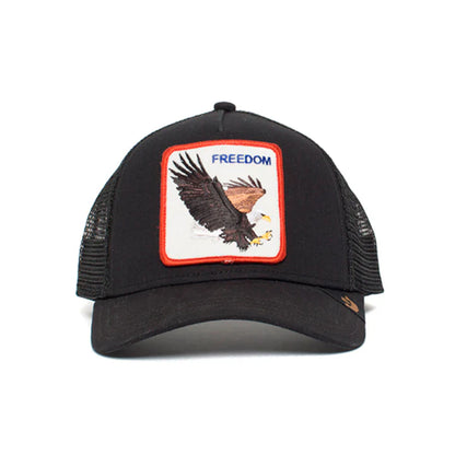 Gorra Trucker Goorin Bros. - Edición "THE FREEDOM EAGLE" (All Black)