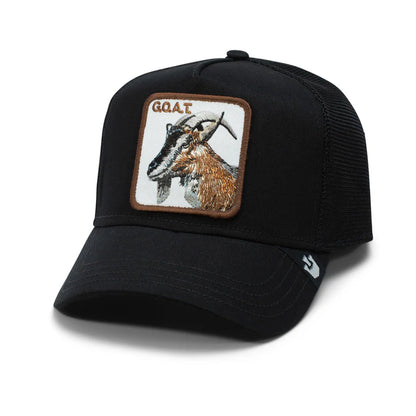 Gorra Trucker Goorin Bros. - Edición "THE GOAT" (All Black)