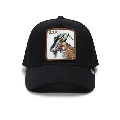 Gorra Trucker Goorin Bros. - Edición "THE GOAT" (All Black)
