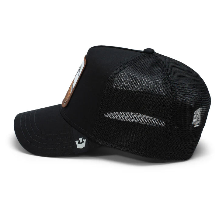 Gorra Trucker Goorin Bros. - Edición "THE GOAT" (All Black)