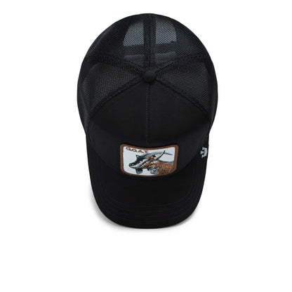 Gorra Trucker Goorin Bros. - Edición "THE GOAT" (All Black)