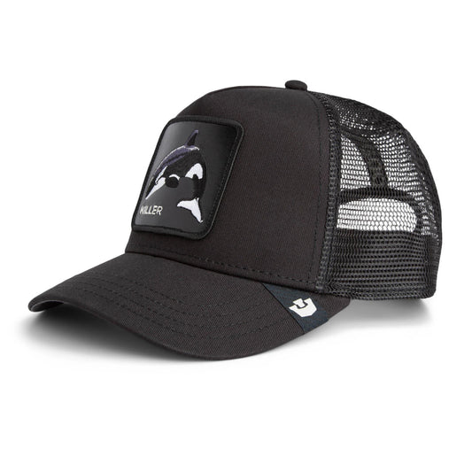 Gorra Trucker Goorin Bros. - Edición "THE KILLER WHALE" (All Black)
